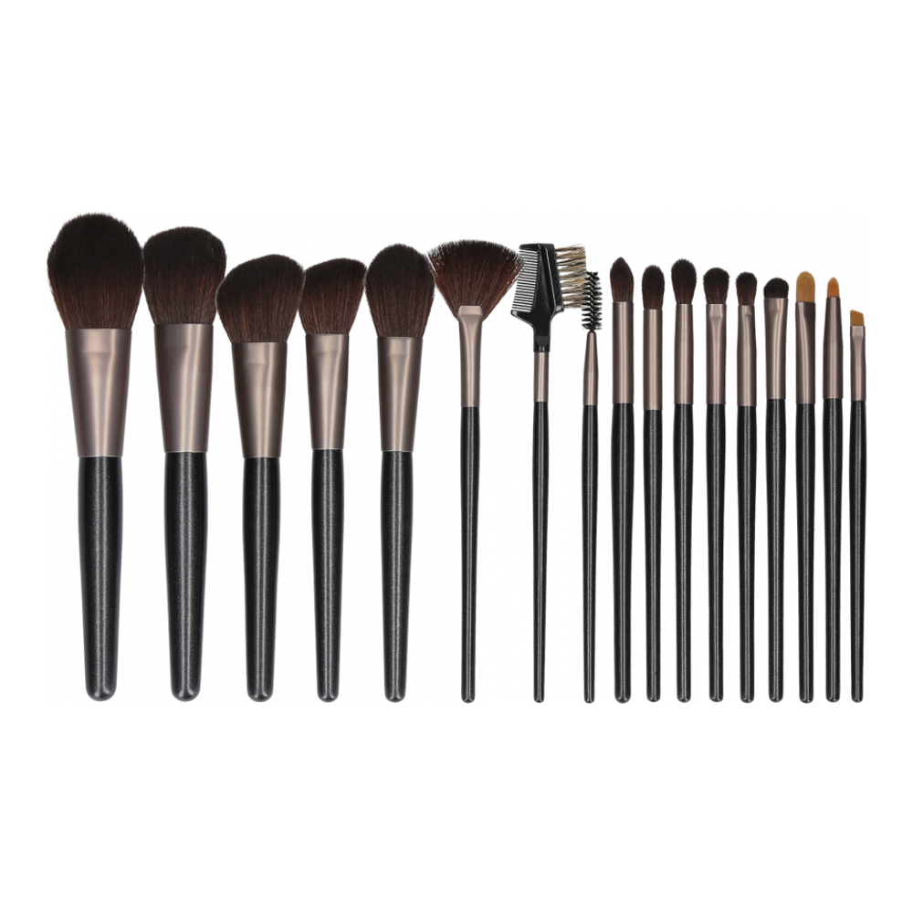 Set de pinceaux de maquillage - 18 Pièces