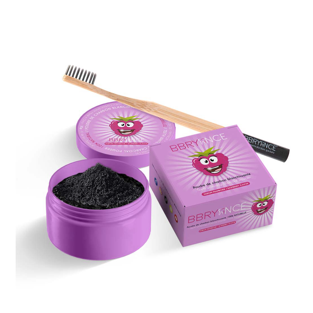 Charbon de bois blanchissant - Raspberry 30 g