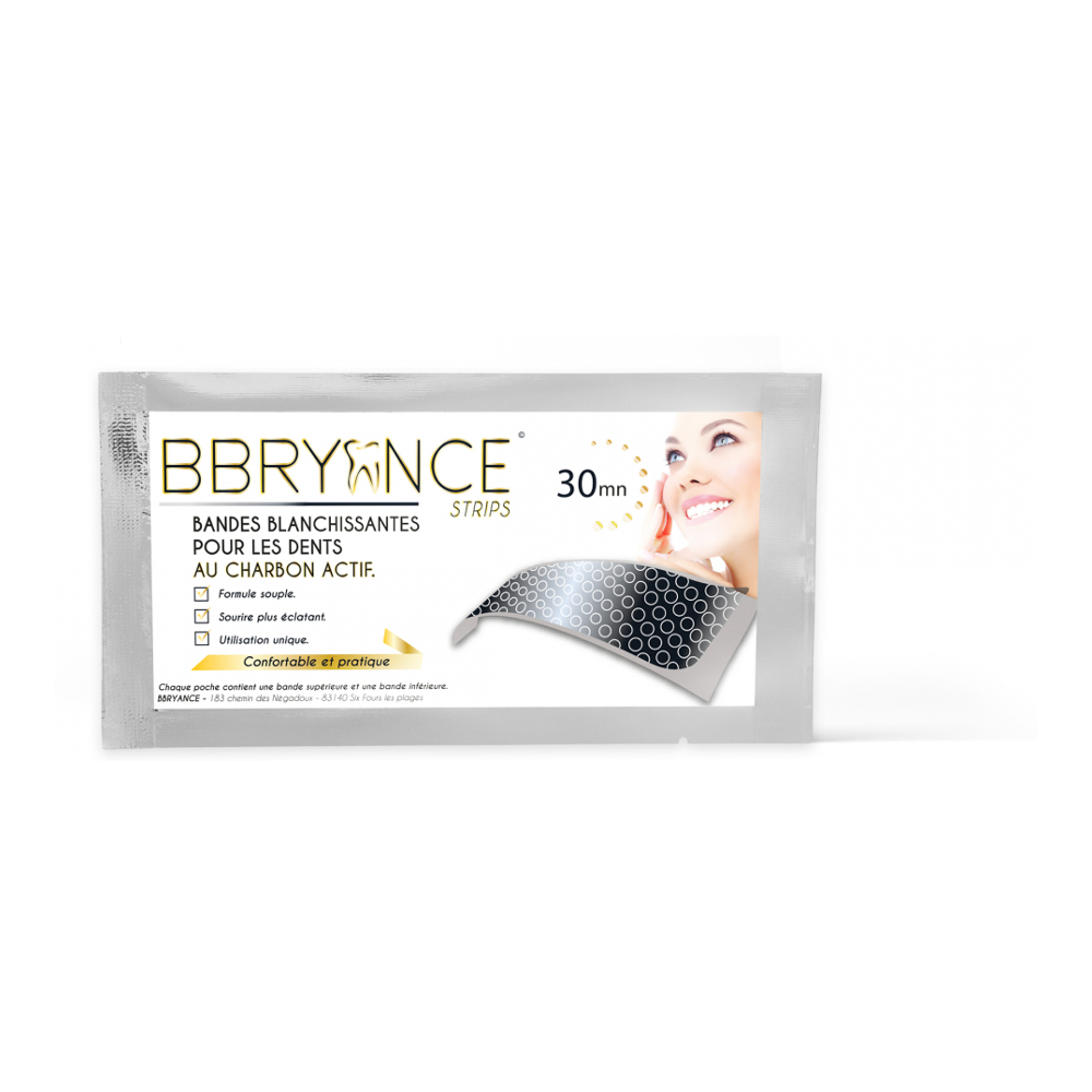 Bandes de blanchiment dentaire - Carbon 14 Pièces