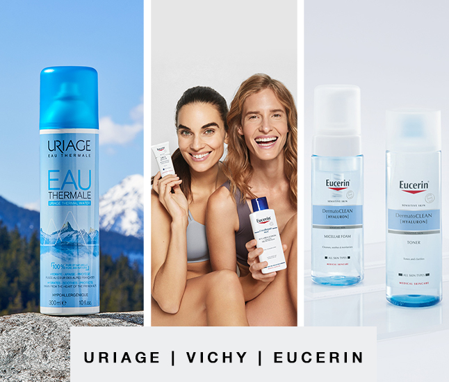 Uriage, Vichy & Eucerin