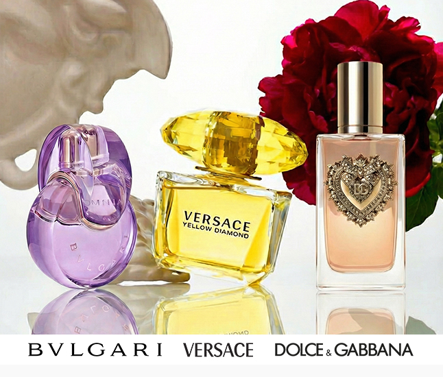 Bvlgari | Dolce&Gabbana | Versace Beauty