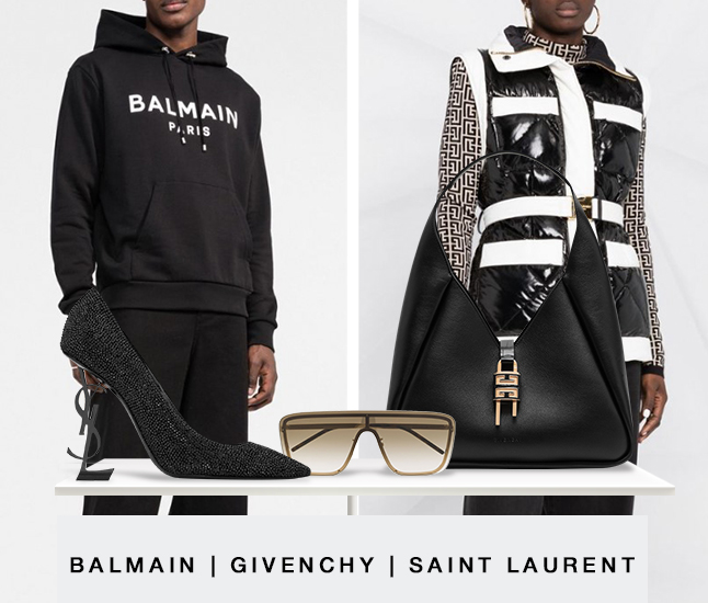 Balmain | Givenchy | Saint Laurent