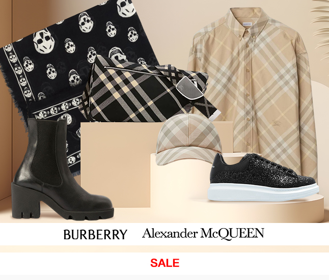 SALE: Burberry | Alexander McQueen