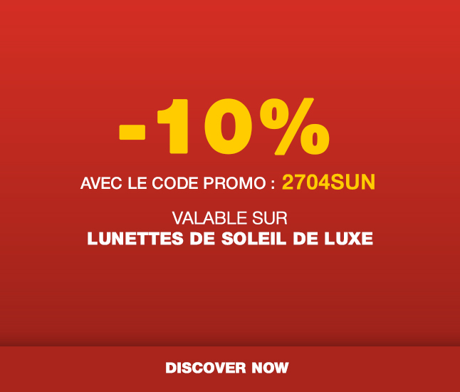 Lunettes de soleil de luxe -10%