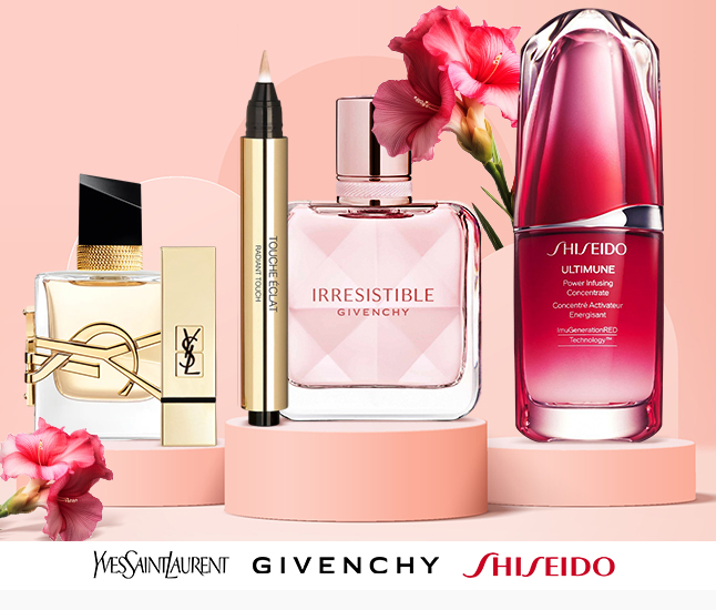 YSL | Givenchy | Shiseido