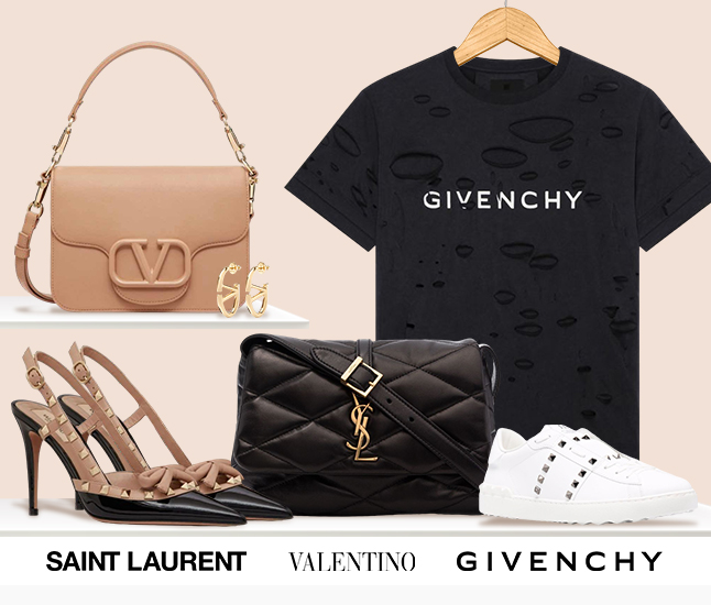 Saint Laurent | Valentino | Givenchy