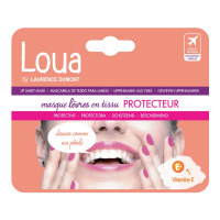 Loua Masque lèvres nourrissant en tissu 'Protecteur' - 5 ml
