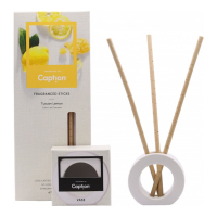 Enviroscent 'Starter Set - Tuscan Lemon Diffuser Sticks + Vase' - 6 Units