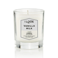 I Love 'Vanilla Milk' Candle - 200 g