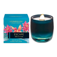 StoneGlow 'White Tea & Mint' Scented Candle - 210 g