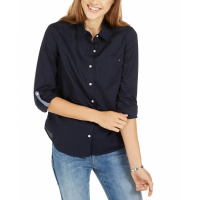 Tommy Hilfiger Chemise 'Roll Tab Button Up' pour Femmes