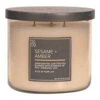 Village Candle Bougie parfumée 'Sesame & Amber' - 482 g