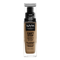 Nyx Professional Make Up Fond de teint 'Can't Stop Won't Stop Full Coverage' - Caramel 30 ml