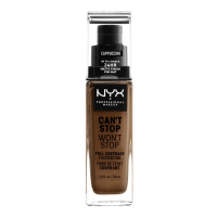 Nyx Professional Make Up 'Can't Stop Won't Stop Full Coverage' Foundation - Cappuccino 30 ml
