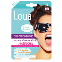 Loua Masque visage en tissu 'Après Soleil' - 1 Pièces