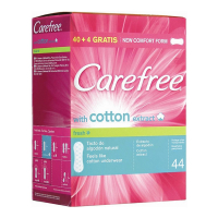 Carefree 'Protector Transpirable Fresh' Sanitary Towels - 44 Pieces