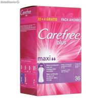 Carefree 'Protector Maxi' Sanitary Towels - 36 Pieces