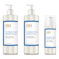 Skin Research 'K3 Youth Peptide' Cleanser, Face Serum, Toner - 3 Pieces