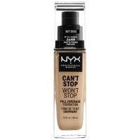 Nyx Professional Make Up 'Can't Stop Won't Stop Full Coverage' Foundation - Soft Beige 30 ml