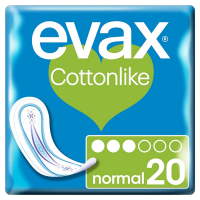 Evax 'Cottonlike' Pads - Normal 20 Pieces