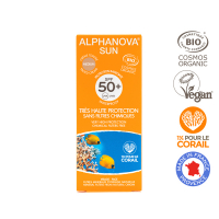 Alphanova Crème solaire teintée 'Bio SPF 50+' - #Teintée Medium 50 g
