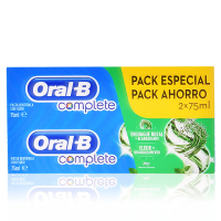 Oral-B 'Complete Rinse + Whitening' Toothpaste - 75 ml, 2 Pieces