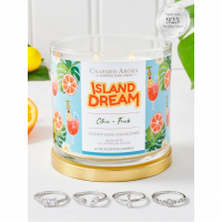 Charmed Aroma Set de bougies 'Island Dream' pour Femmes - 500 g