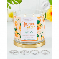 Charmed Aroma Set de bougies 'Tropical Breeze' pour Femmes - 500 g