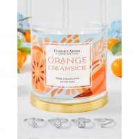 Charmed Aroma Set de bougies 'Orange Creamsicl' pour Femmes - 500 g