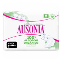 Ausonia 'Organic Cotton' Nachtpads - 9 Stücke
