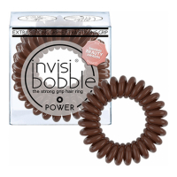 Invisibobble 'Power' Hair Tie - Pretzel Brown 3 Pieces