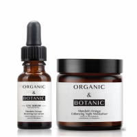 Organic & Botanic Crème de nuit, Sérum pour les yeux 'Mandarin Orange Restorative & Repairing' -  2 Unités