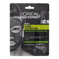 L'Oréal Paris 'Men Expert Pure Charcoal Purifying' Tissue Mask - 30 g