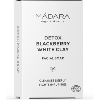Mádara Organic Skincare Savon visage 'Detox Blackberry White Clay' - 75 g