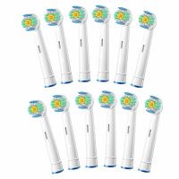 Oraldiscount 'Oral-B Compatible - White Action' Toothbrush Head Set - 12 Pieces