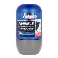 Williams Déodorant Roll On 'Invisible 48H' - 75 ml