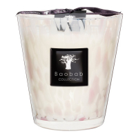Baobab Collection Candle Pearls White Max 16 cm