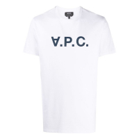 A.P.C. T-shirt 'Flocked Logo' pour Hommes