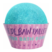 Inuwet 'Glitter Turquoise Cassis' Bath Bomb