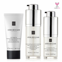Able Skincare '3-Phase Programme Day & Night' Anti-Aging Care Set - 3 Pieces