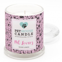 Pet House Candle 'Pet Lovers' Scented Candle - Sunny Lemon 283 g