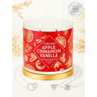 Charmed Aroma Women's 'Apple Cinnamon Vanilla' Candle Set - 500 g