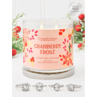 Charmed Aroma Set de bougies 'Cranberry Frost' pour Femmes - 500 g