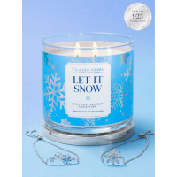 Charmed Aroma 'Let It Snow' Candle Set - Bracelet Collection 500 g
