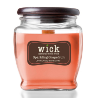 Colonial Candle Bougie parfumée 'Wick' - Sparkling Grapefruit 425 g