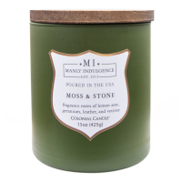 Colonial Candle 'Moss & Stone' Duftende Kerze - 425 g