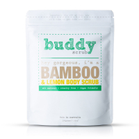 Buddy Scrub Exfoliant pour le corps - Bambou, Lemon 200 g