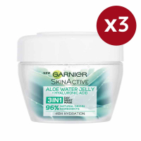 Garnier Crème 'Aloe Water Jelly' - 150 ml, 3 Pièces