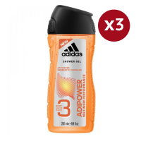 Adidas '3 in 1 Adipower' Duschgel - 250 ml, 3 Pack