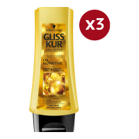 Gliss 'Oil Nutritive' Conditioner - 200 ml, 3 Pack